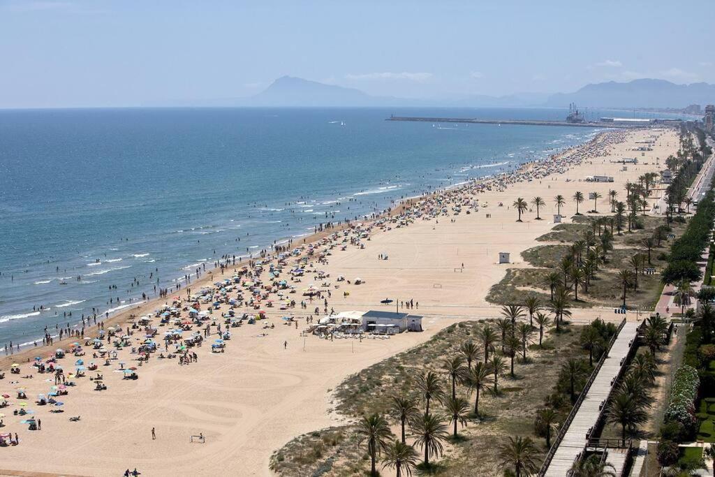 Cozy Apartment, Very Fresh At Playa De Gandia מראה חיצוני תמונה